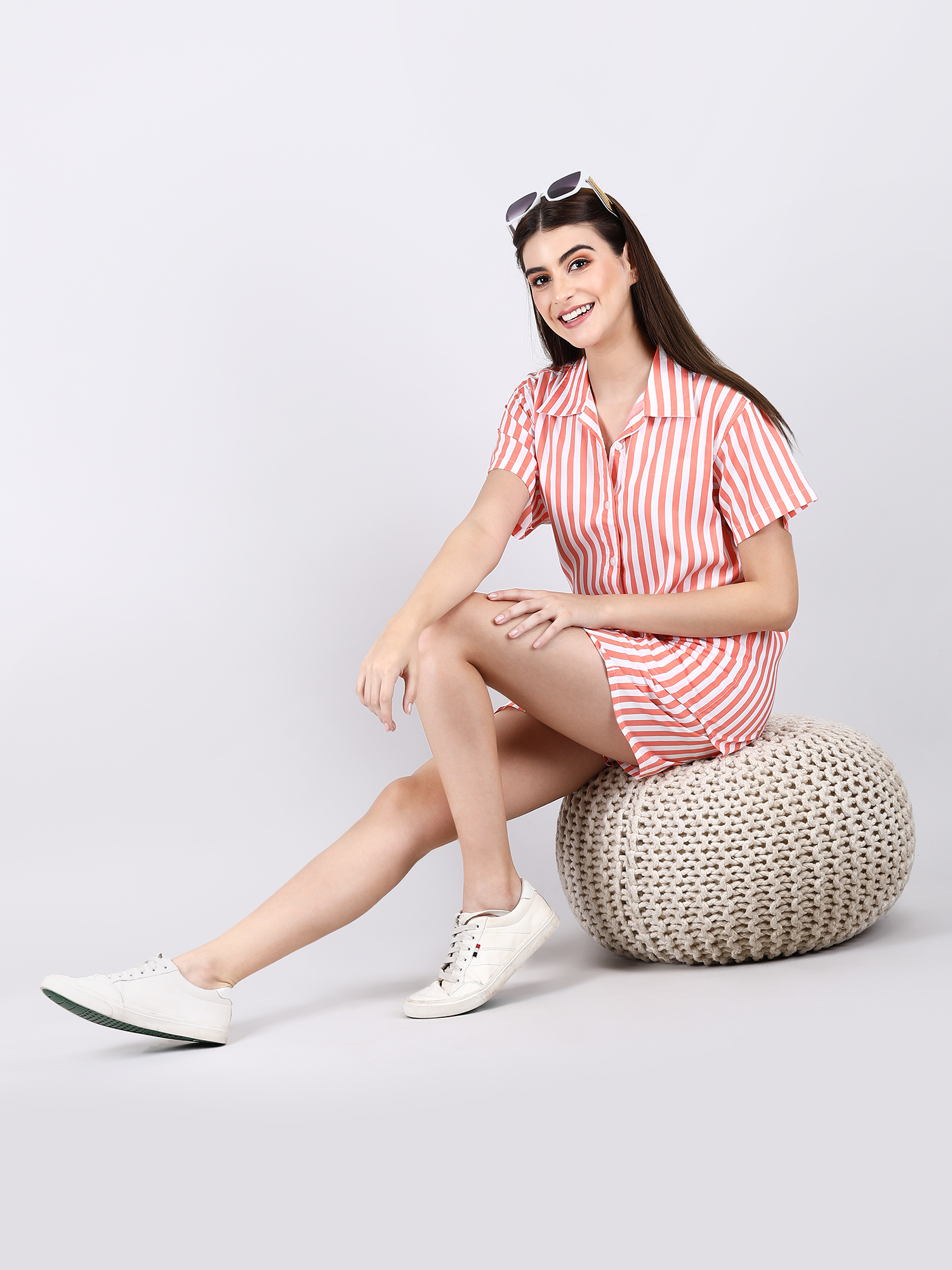 Women Shirt with Short Co-Ords Set