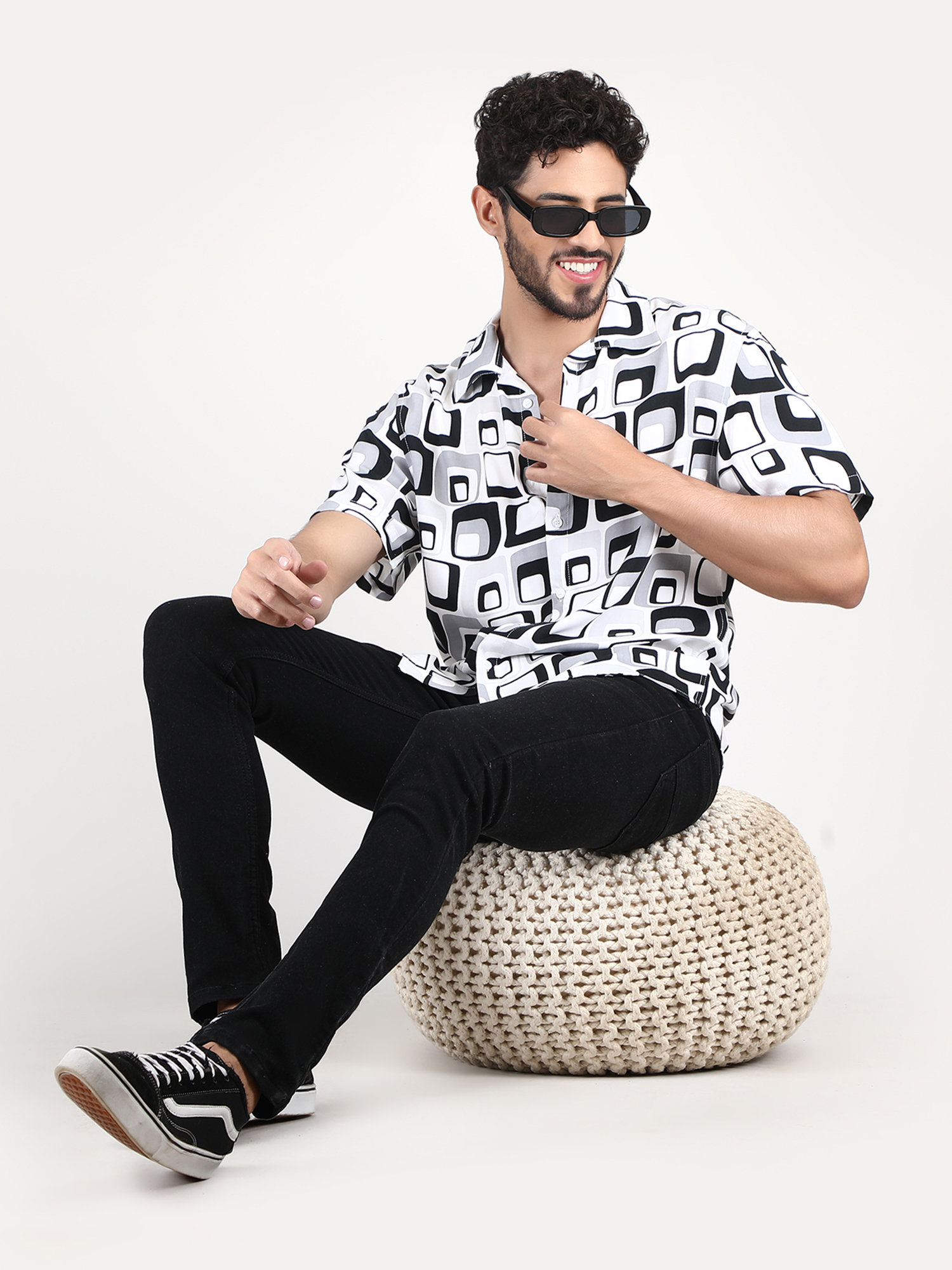 Crafted from high-quality, breathable Viscose Fabric, this shirt is designed for versatility and durability.